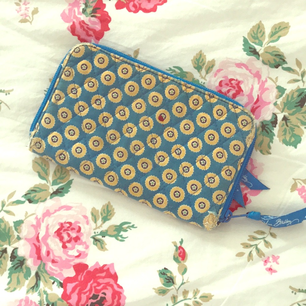 Vera Bradley Riviera Blue Wallet